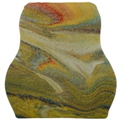 Rainbow Tornado Car Seat Velour Cushion  by WILLBIRDWELL