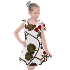 Geraniums Kids  Tie Up Tunic Dress