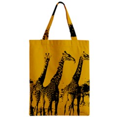 Giraffe  Zipper Classic Tote Bag by Valentinaart