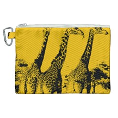 Giraffe  Canvas Cosmetic Bag (xl) by Valentinaart