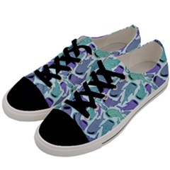 Whale Sharks Men s Low Top Canvas Sneakers by mbendigo