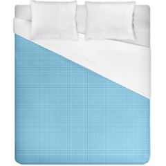 Oktoberfest Bavarian Blue Mini Houndstooth Check Duvet Cover (california King Size) by PodArtist