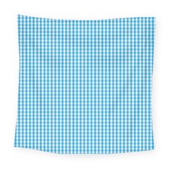 Oktoberfest Bavarian Blue And White Gingham Check Square Tapestry (large) by PodArtist