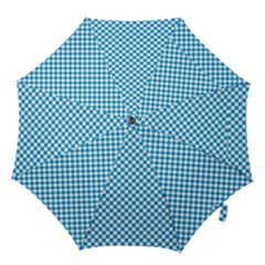 Oktoberfest Bavarian Blue And White Checkerboard Hook Handle Umbrellas (medium) by PodArtist