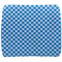 Oktoberfest Bavarian Blue and White Checkerboard Back Support Cushion View1