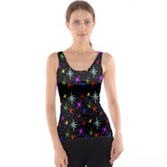 Colored Hand Draw Abstract Pattern Tank Top by dflcprints