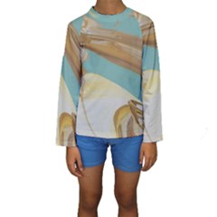 Sun Bubble Kids  Long Sleeve Swimwear by WILLBIRDWELL