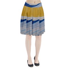 EVENING TIDE Pleated Skirt