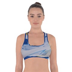 EVENING TIDE Cross Back Sports Bra