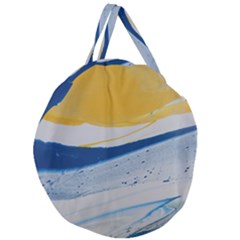 Evening Tide Giant Round Zipper Tote by WILLBIRDWELL