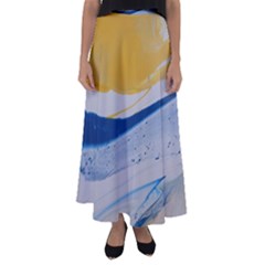 EVENING TIDE Flared Maxi Skirt