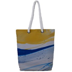 EVENING TIDE Full Print Rope Handle Tote (Small)