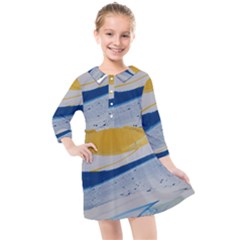 EVENING TIDE Kids  Quarter Sleeve Shirt Dress