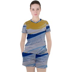 EVENING TIDE Women s Tee and Shorts Set