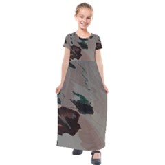 Jade Sky 2 Kids  Short Sleeve Maxi Dress by WILLBIRDWELL