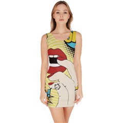 Pop Art   Bodycon Dress by Valentinaart