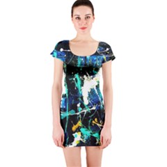 Brain Reflections 6 Short Sleeve Bodycon Dress by bestdesignintheworld