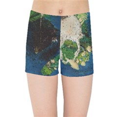 Avocado 3 Kids Sports Shorts