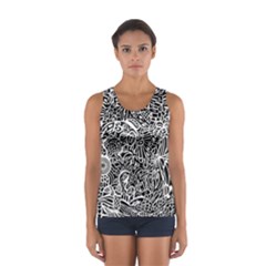 Maze Draw Sport Tank Top  by MRTACPANS