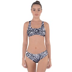 Maze Draw Criss Cross Bikini Set by MRTACPANS