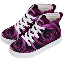 Plant Rose Flower Petals Nature Kid s Hi-top Skate Sneakers