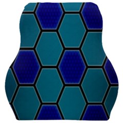 Hexagon Background Geometric Mosaic Car Seat Velour Cushion 