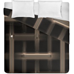 Metal Pattern Background Texture Duvet Cover Double Side (king Size)