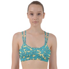 Leaves Dried Leaves Stamping Line Them Up Sports Bra by Sapixe