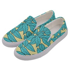 Leaves Dried Leaves Stamping Men s Canvas Slip Ons