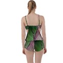 Leaf Banana Leaf Greenish Lines Boyleg Tankini Set  View2