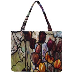 Tiffany Window Colorful Pattern Mini Tote Bag by Sapixe