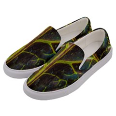 Leaf Abstract Nature Design Plant Men s Canvas Slip Ons by Sapixe