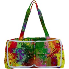 Embroidery Dab Color Spray Multi Function Bag	