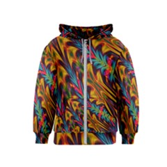 Background Abstract Texture Kids  Zipper Hoodie