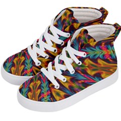 Background Abstract Texture Kid s Hi-top Skate Sneakers