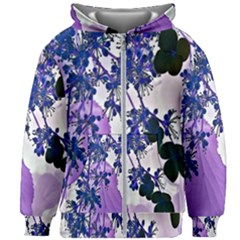 Blossom Bloom Floral Design Kids Zipper Hoodie Without Drawstring