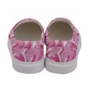 Pink Marble Painting Texture Pattern Women s Canvas Slip Ons View4