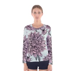 Flowers Flower Rosa Spring Women s Long Sleeve Tee