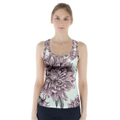 Flowers Flower Rosa Spring Racer Back Sports Top by Sapixe