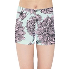 Flowers Flower Rosa Spring Kids Sports Shorts