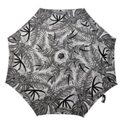 Drawing Leaves Nature Picture Hook Handle Umbrellas (medium) by Sapixe