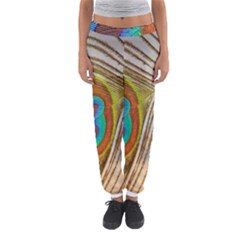 Peacock Feather Feather Bird Women s Jogger Sweatpants