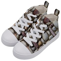 The Stones Facade Wall Building Kid s Mid-top Canvas Sneakers