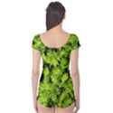 Green Hedge Texture Yew Plant Bush Leaf Boyleg Leotard  View2