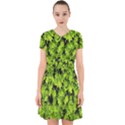 Green Hedge Texture Yew Plant Bush Leaf Adorable in Chiffon Dress View1