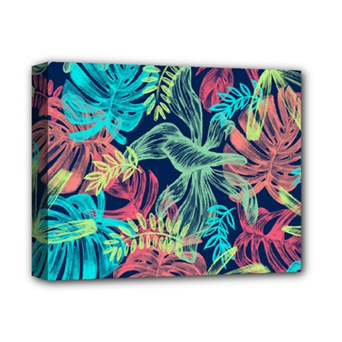 Leaves Tropical Picture Plant Deluxe Canvas 14  X 11  (stretched) by Sapixe