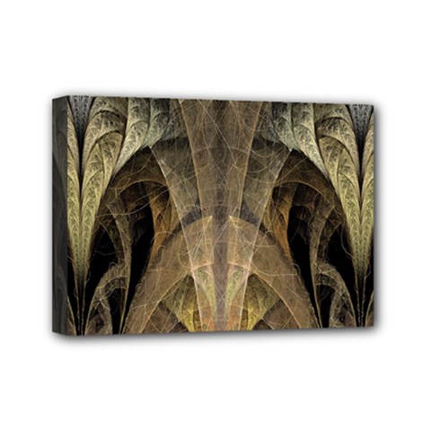 Fractal Art Graphic Design Image Mini Canvas 7  X 5  (stretched)