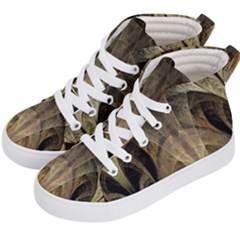 Fractal Art Graphic Design Image Kid s Hi-top Skate Sneakers