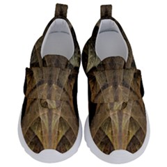 Fractal Art Graphic Design Image Velcro Strap Shoes