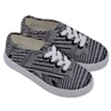 Brickwork Stone Building Facade Kids  Classic Low Top Sneakers View3